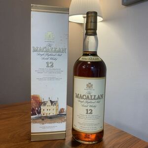 マッカラン 12年 シェリーオークカスク 旧ボトル 1000ml 箱付　未開封　スコットランド 古酒 MACALLAN 