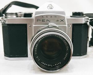 ASAHI PENTAX S2 アサヒ ペンタックス レンズ Auto-Takumar 1:2 f=55mm　光学機器　フィルムカメラ　一眼レフ