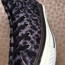 ★【 Converse 】★ ALL★STA フェイクファー ヒョウ柄 ハイカットスニーカー ★サイズ 24.5_画像8