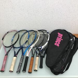 【ジャンク】硬式 テニスラケット YONEX Wilson ダンロップ まとめ売り 傷汚れ有り グリップ劣化有り ソフトケース 140サイズ