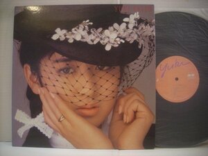 * double jacket LP Saito Yuki / glass. hand drum moving Saturday. tama welsh onion passion the first . Matsumoto . tube beautiful capital flat idol 1986 year *r40812