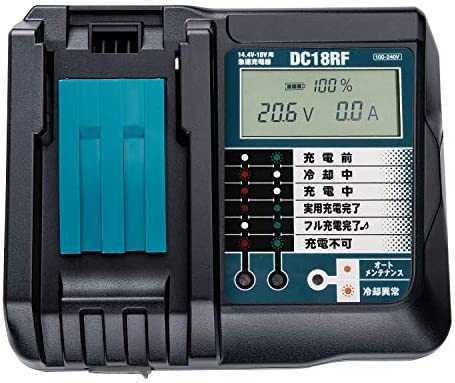 マキタ 急速充電器DC18RF+6AhバッテリーBL1860B×1個セット ! ccorca.org