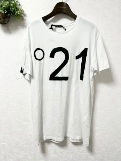 紺×赤 N°21 シアーTシャツ 新品 | www.kdcow.com