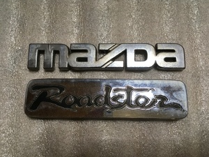  emblem 2 point set Roadster Roodster NB8C Mazda original mazda diversion all-purpose interior DIY