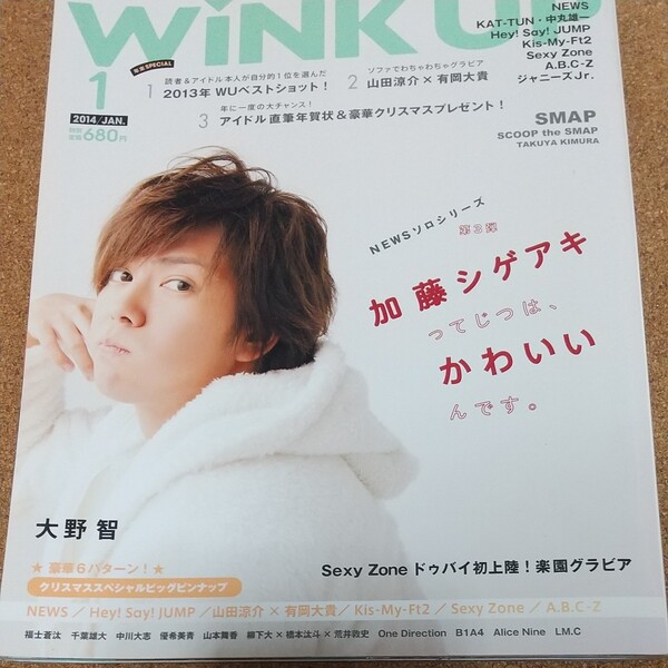 WiNK UP 2014年1月号 丸ごと1冊