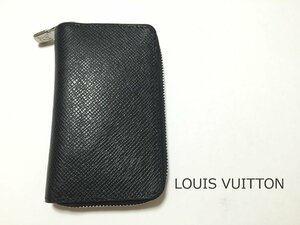 ■ LOUIS VUITTON ルイヴィトン M30511 タイガ ジッピー コインパース コインケース 財布 ウォレット メンズ ブラック ★