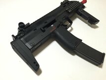 ■ 動作OK！ 東京マルイ H&K MP7A1 ブラック ガス ブローバック 単射 連射 OK! マガジン 2本 サプレッサー付 ！ ガス漏無★_画像3