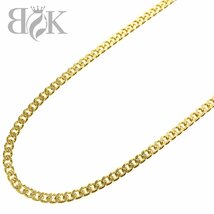 美品 K18 喜平 2面 シングル ネックレス 総重量約10.2g 全長約50cm 幅約2.3mm ゴールド 造幣局 超音波洗浄済み メンズ レディース 中古 ★_画像1