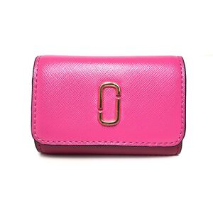 MARC JACOBS マークジェイコブス 6連キーケース スナップショット ピンク系カラー レザー