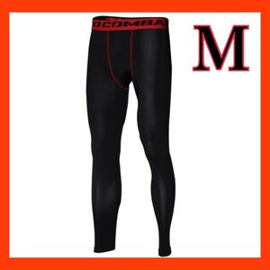 レギンス ランニング タイツ メンズ アンダーウェア ストレッチパンツ Mサイズ ロングタイツ スポーツタイツ