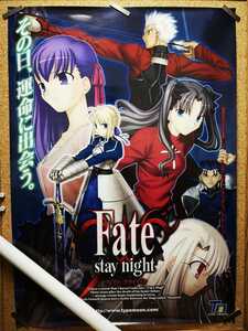 * хранение товар *DVD B2 постер fate stay night / wish 2 шт. комплект!.. не продается 