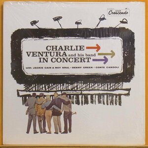 ●シュリンク美品!Jackie & Roy参加の白熱のライブ!★Charlie Ventura『In Concert』US　LP! #60069