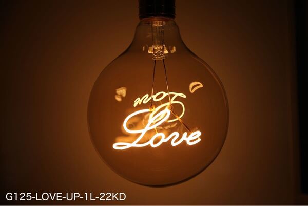 【1,000円値下げ】LOVEデザインLED電球(吊りタイプ)オリジナル 電球色