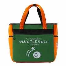 ■3送料無料【グリーン・オレンジ】ブルーティーゴルフ ストレッチ 2トーン 大型ボストンバッグ 【BB-001】 BLUE TEE GOLF_画像4