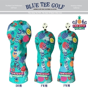 □送料無料 3PB-GR ブルーティーゴルフ 【ポップン パイン：グリーン】3本セット販売(B)ヘッドカバー BLUE TEE GOLF PHC-03