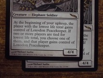 AWC333★MTG ロクソドンの平和の番人/Loxodon Peacekeeper 英語版2枚 マジック・ザ・ギャザリング_画像4