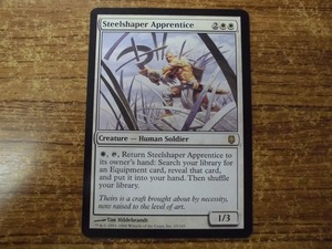 AWC338★MTG 鋼打ちの弟子/Steelshaper Apprentice 英語版1枚 マジック・ザ・ギャザリング