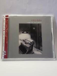 ROBY DUKE／DOWN TO BUSINESS／ロビー・デューク／ダウン・トゥ・ビジネス／国内盤CD／帯付／1989年発表／4thアルバム／廃盤／AOR