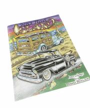 HOT ROD 塗り絵 ロカビリーカスタム コレクション ポスター アメリカ ピンナップ タトゥー アメ車 フォード シボレー ハーレー US_画像1