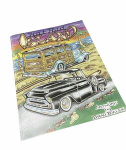 HOT ROD 塗り絵 ロカビリーカスタム コレクション ポスター アメリカ ピンナップ タトゥー アメ車 フォード シボレー ハーレー US