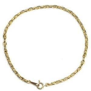 [ new goods ]k18/18 gold / yellow gold / chain bracele 1.4g