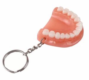 歯型 歯 歯医者 歯茎 歯ぐき 歯磨き 歯みがき キーホルダー キーチェーン 景品 プレゼント 歯科医