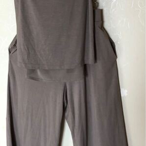 DHC カップ付きキャミソールL、ワイドパンツM