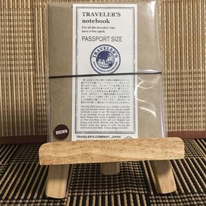 トラベラーズノート パスポートサイズ ブラウン 新品未開封品