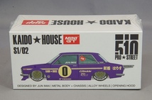 即決！ KAIDO★HOUSE x トゥルースケール MINI GT 1/64 ダットサン 510 プロストリート OG パープル S1/02 新品・未開封品_画像1