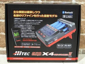 1円〜 未使用 HiTEC AA/AAA Charger X4 ADVANCED II #44242 ハイテック 充電器