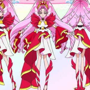 プリンセスプリキュア★キュアスカーレット衣装型紙