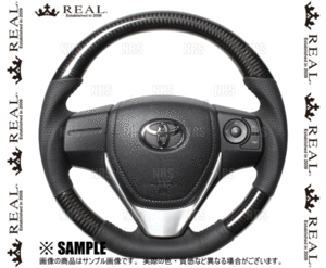 REAL レアル オリジナル (ブラックカーボン/ブラックステッチ)　カローラ フィールダー ハイブリッド　NKE165G　2013/8～ (E160-BKC-BK