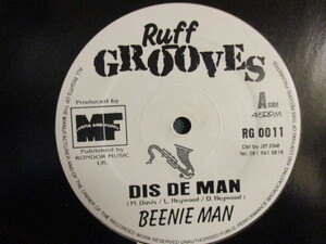 Beenie Man ： Dis De Man 12'' (( 落札5点で送料無料