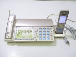 ■Panasonic パナソニック おたっくす デジタルコードレスファクシミリ KX-PD604DL/KX-FKD506/KX-FKD353 子機/充電台付 0812-13A @80 ■