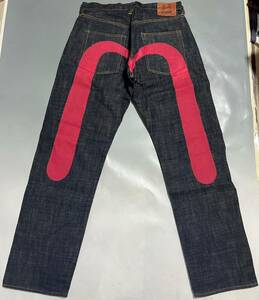 EVISU Lot 2001 朱耳 SPECIAL エヴィス 大黒ペイント デニムパンツ W36L35