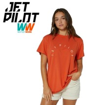 ジェットパイロット JETPILOT 2023 Tシャツ マリン 送料無料 アーチ SS レディース Tシャツ S22009 バーントオレンジ 10/M_画像1