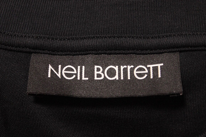 Neil Barrett ニールバレット SLIM FIT メンズ シルバーライン 半袖 Tシャツ ブラック コットン Lサイズ BJT412S G524 カットソー Neil Barrett ニールバレット SLIM FIT メンズ シルバーライン 半袖 Tシャツ ブラック コットン Lサイズ BJT412S G524 カットソー