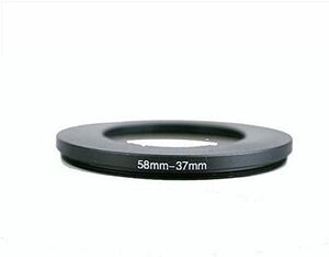AseiwaA ステップダウンリング カメラ側 (58mm) アダプターリング レンズ フィルタ カメラ 部品 口径変換 リング 