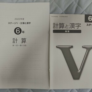 中学受験 日能研 6年 算数 計算と漢字 解答解説付き 2022年度版 新品未使用