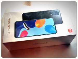 【新品/送料無料】Xiaomi (シャオミ) Xiaomi Redmi Note 11/SIMフリー版/グラファイトグレー REDMINOTE 11/GR