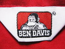 美品 USA製 BEN DAVIS ビンテージ TALONジップ プルオーバー 半袖 ワークシャツ ベンデイビス ハーフジップシャツ アメリカ製 _画像4