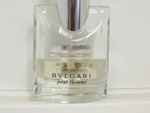 BVLGARI ブルガリ pour Homme プールオム EDT 30ml 残量有 4割以上 オードトワレ 香水 中古 2-21_画像3