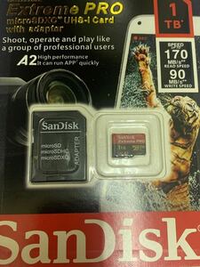 1円スタート　新品格安！microSDXC 1TB(1000GB) SanDisk SDカード Extreme Pro A2対応 JNHオリジナルSDアダプ付 [並行輸入品]