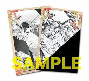【送料無料】ツバダエキ先生　drap 春画コレクション Vol 8 イラストカード 2枚組