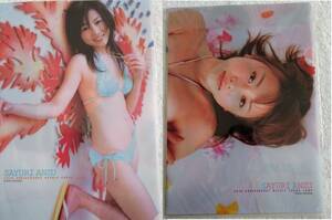 *[ нераспечатанный ] Anzu Sayuri / прозрачный файл 2 шт. комплект (A4)! Young Jump 