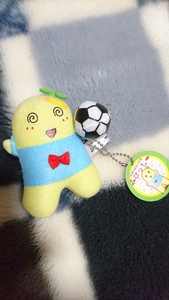 ふなっしー マスコット ぬいぐるみ ボールチェーン サッカー