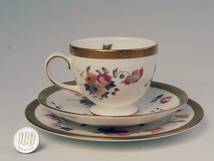 　ウェジウッド　＝ 　Cup&Saucer&Plate　=　　 FLORAL GOLD _画像2