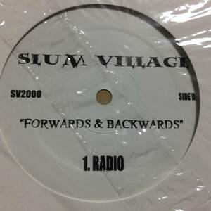 SLUM VILLAGE / FORWARDS & BACKWARDS 12 J DILLA JAY DEE