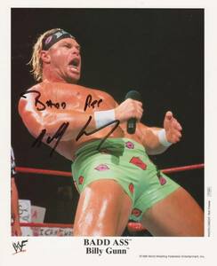 WWE*bado*asDXbi Lee * gun autograph autograph WWF official promo 