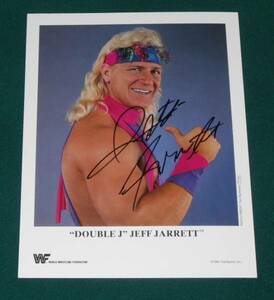 WWE*TNA/ New Japan Jeff *ja let autograph autograph WWF official promo 